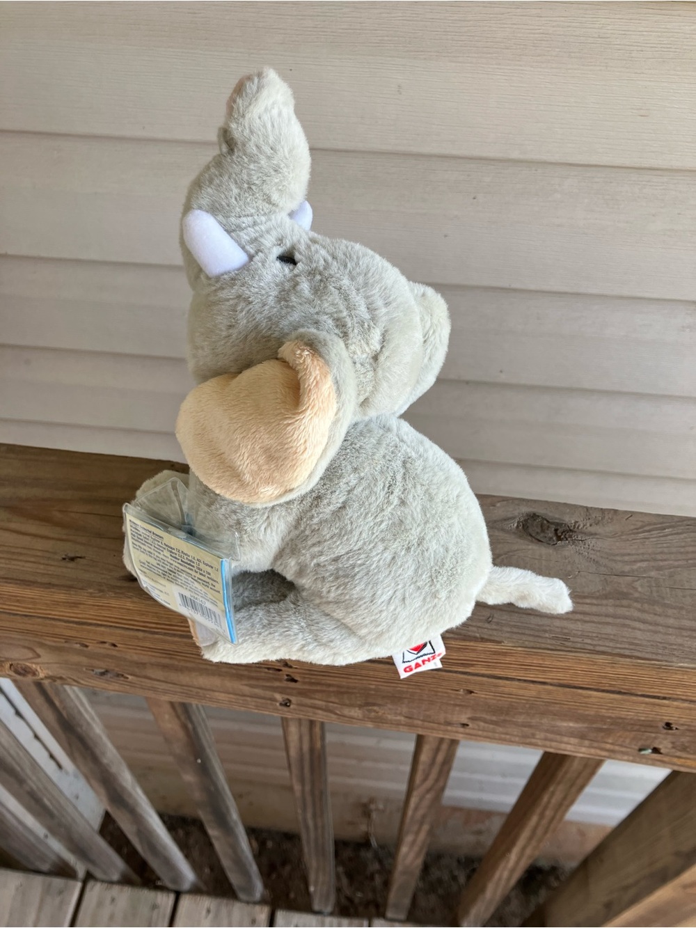 Gang Webkins Gray Elephant Plush – Soft Stuffed Animal